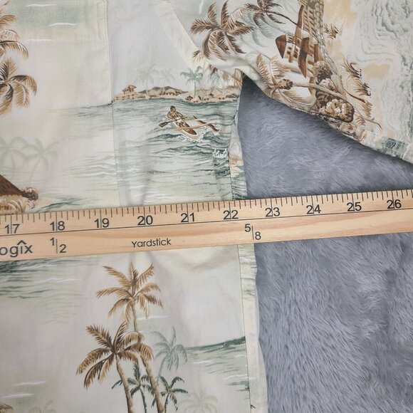 Pierre Cardin Men's Hawaiian Shirt Button Up Size Large - Picture 6 of 6